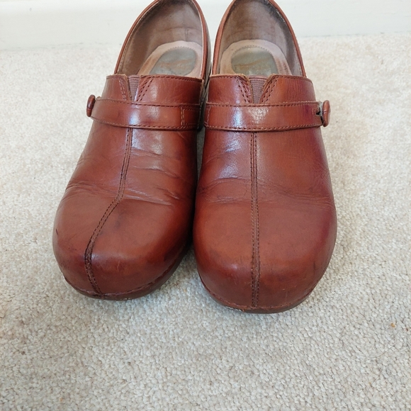Dansko solstice clogs brown leather nursing clog (43) 9.5/10 - Picture 6 of 12